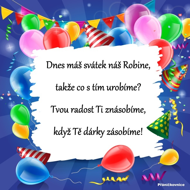 Robin (30.1.) – přání k svátku