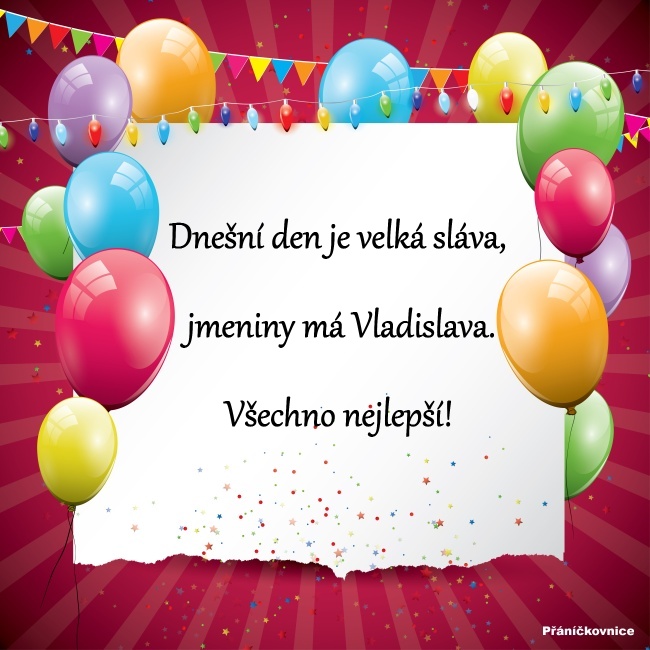 Vladislava (18.1.) – přání k svátku