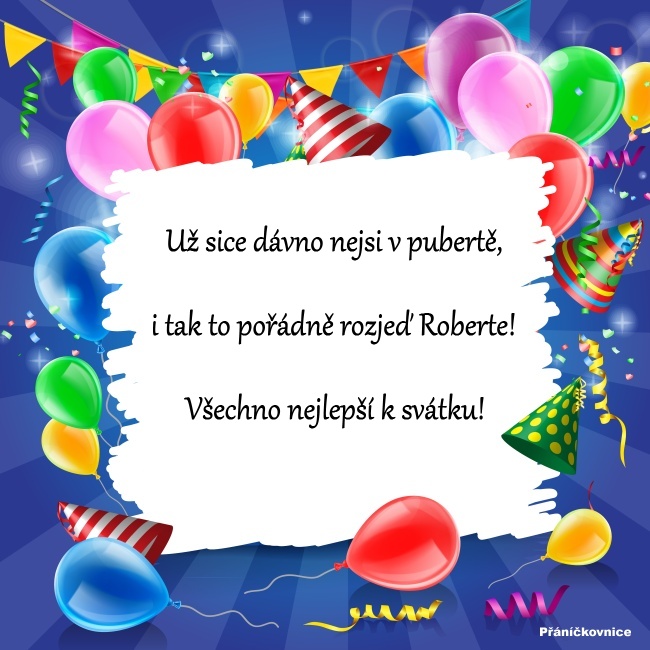 Robert (29.4.) – přání k svátku #1