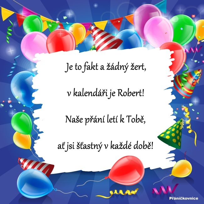 Robert (29.4.) – přání k svátku #2