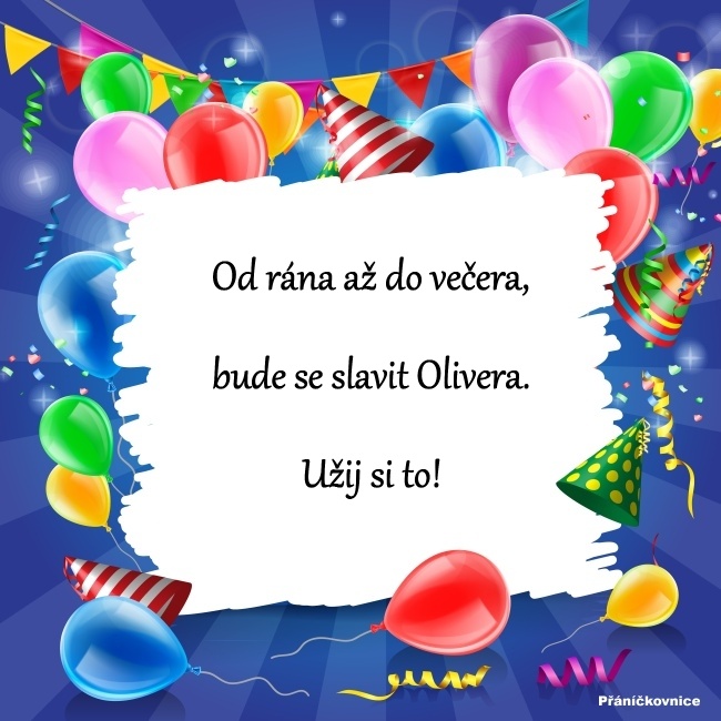 Oliver (2.10.) – přání k svátku