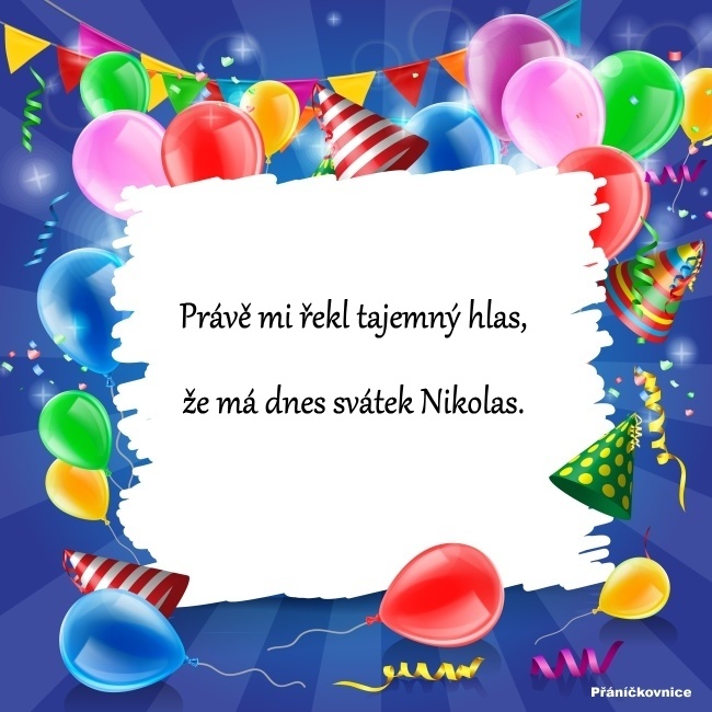 Nikolas (6.12.) – přání k svátku